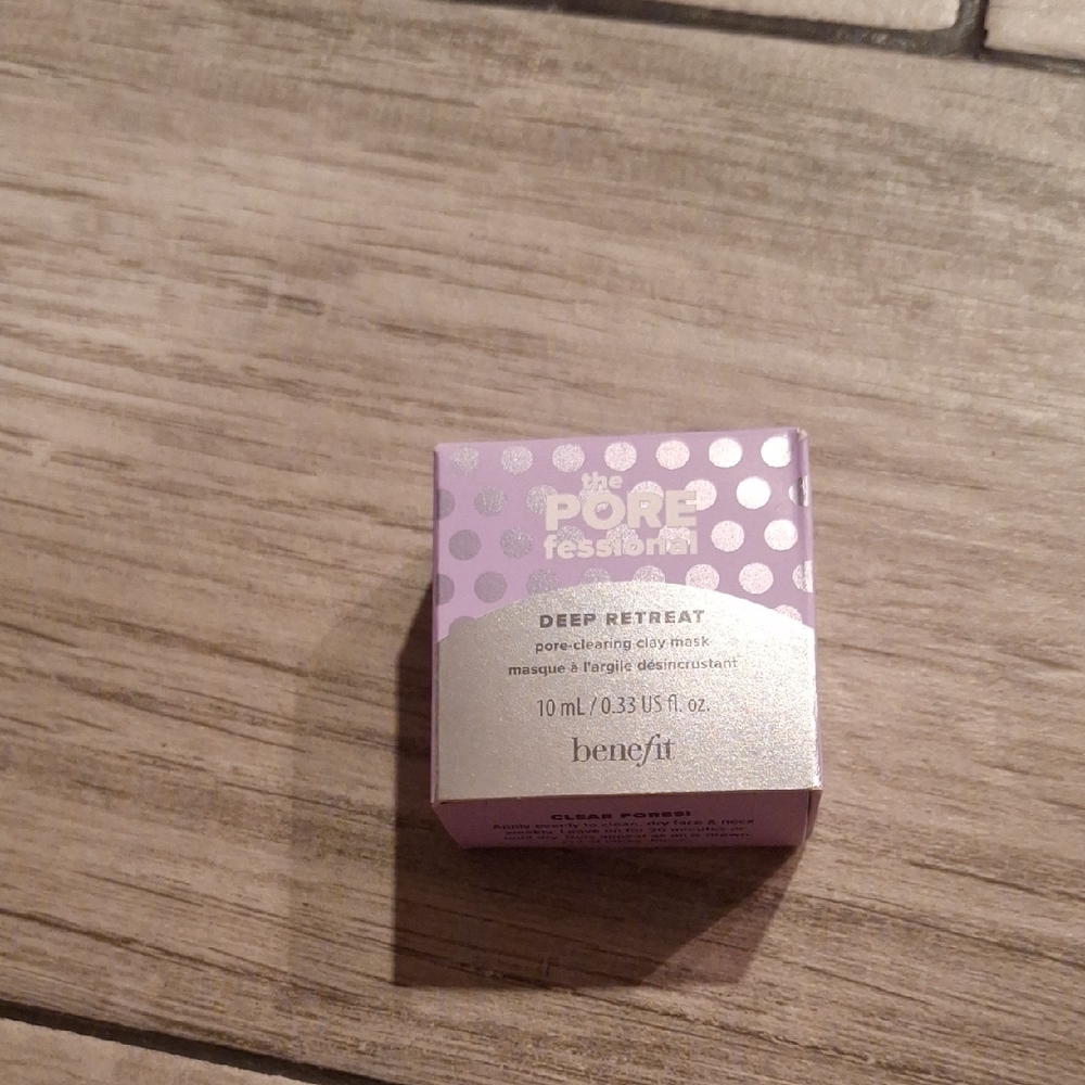 🍁Benefit Porefessional Deep Retreat Mask in Purple and Silver🐬